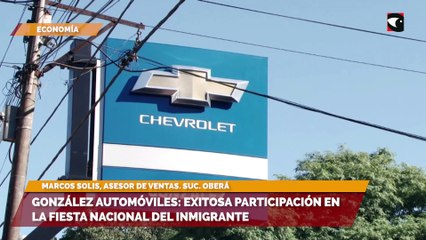 González Automóviles exitosa participación en la fiesta nacional del inmigrante