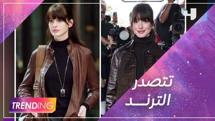 صورة لـآن هاثاواي في إحدى عروض اسبوع الموضة بنيويورك تتصدر الترند