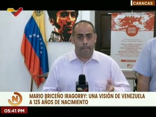 Realizan conversatorio en conmemoración de los 125 años del natalicio de Mario Briceño Iragorry