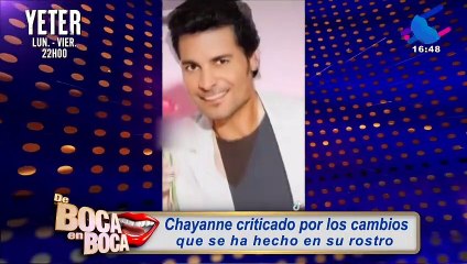 Chayanne criticado por los cambios que se ha hecho en su rostro