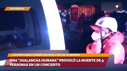 Una avalancha humana provocó la muerte de 9 personas en un concierto