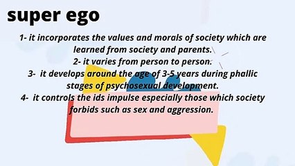 #dailymotion-super ego- part of personality structure  by sigmund Freud