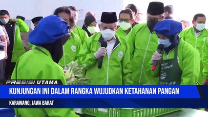 Wapres Tinjau Batamindo Green Farm Di Karawang