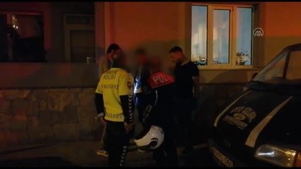 Çaldığı motosiklet ile kaçmaya çalışan şüpheli kovalamacanın ardından yakalandı