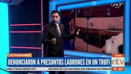 Denunciaron a presuntos ladrones en un trufi