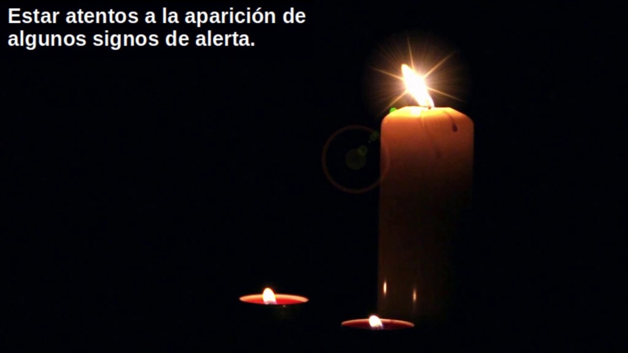 El duelo en los niños 7-7, "Estar atentos a la aparición de algunos signos de alerta".
