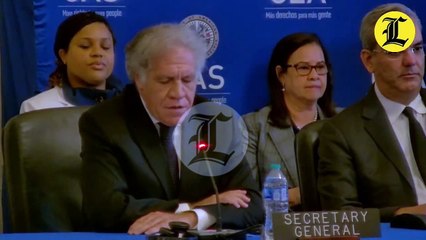 Secretario de la OEA: "El tema haitiano, es un tema que nos preocupa a todos"
