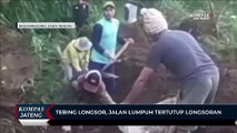 Tebing di Banjarnegara Longsor, Jalan Lumpuh Tertutup Longsoran