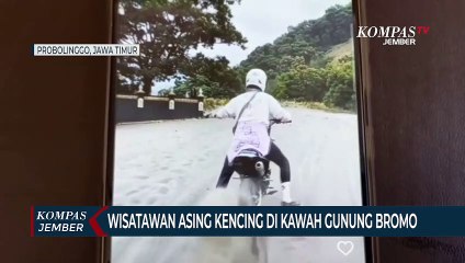 Wisatawan Asing Kencing Di Kawah Gunung Bromo, Aksinya Menuai Kecaman