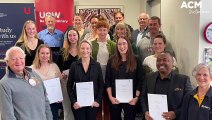 UOW Bega awards presentation, 9-9-2022, Bega District News