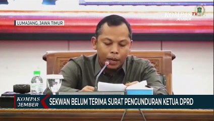 Sekretaris Dewan Belum Terima Surat Pengunduran Diri Ketua DPRD Lumajang