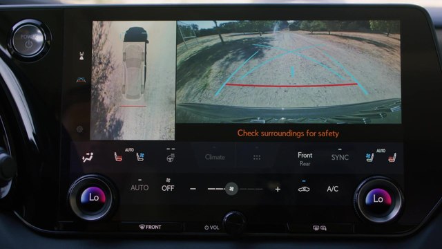 2023 Lexus RX 500h F SPORT Performance AWD in Graphite Black Infotainment System