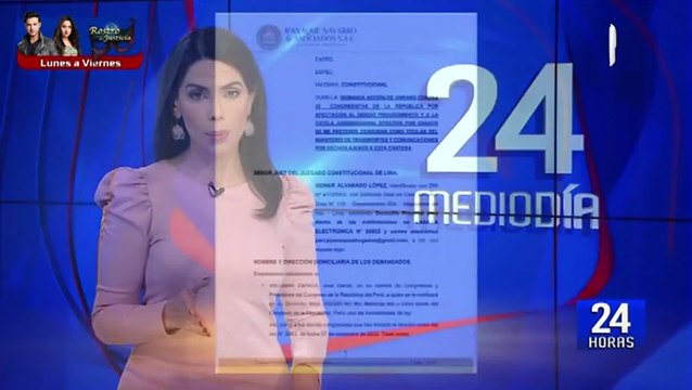 Ministro Geiner Alvarado presenta acción de amparo contra congresistas por intento de censura