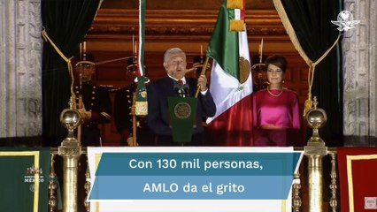 Así fue el grito por el 212 aniversario de la Independencia de México