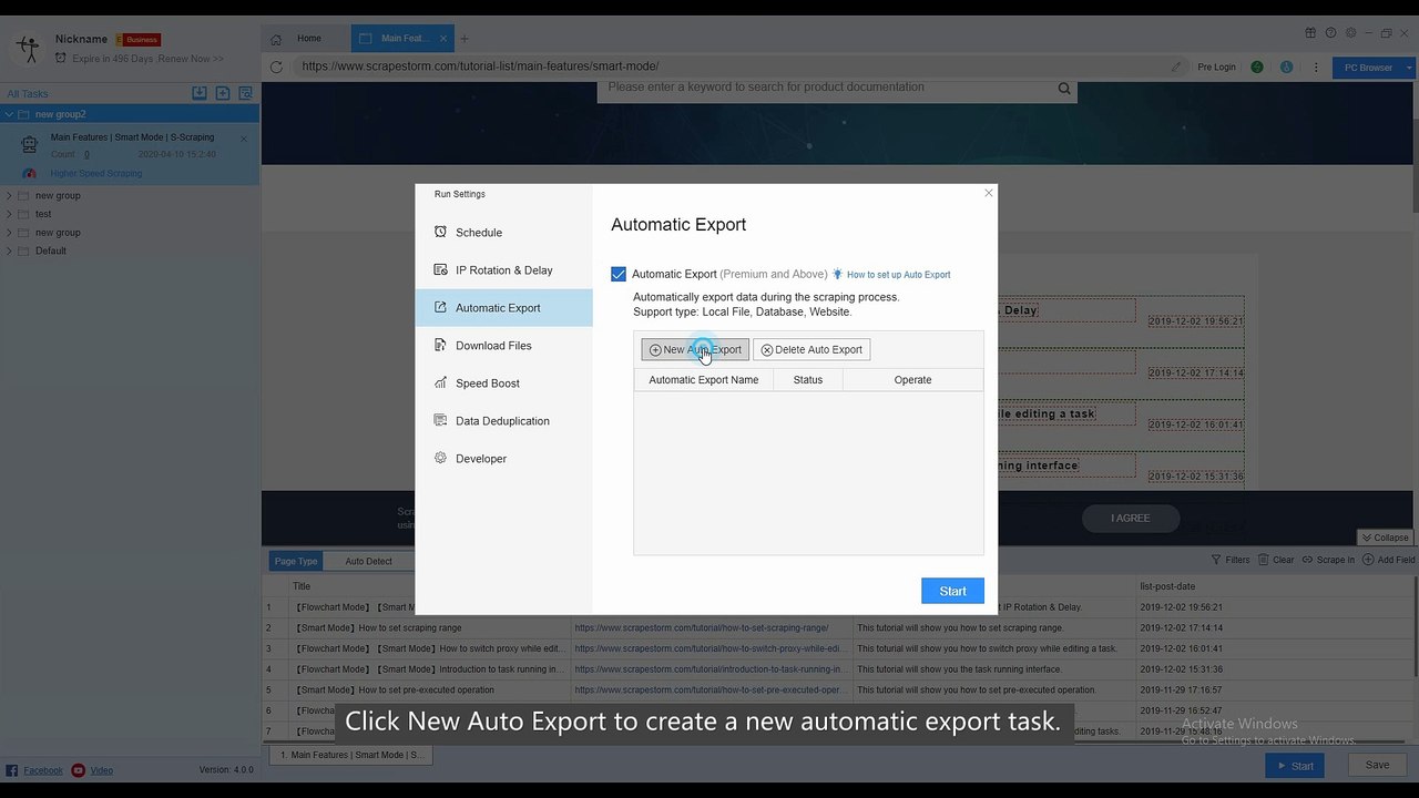 【Smart Mode】Lesson 12: How to Set up Automatic Export