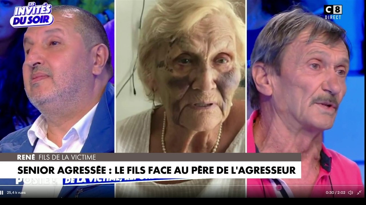 Senior agressée : le fils face au père de l’agresseur