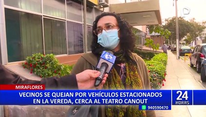 Video herunterladen: Miraflores: Vecinos denuncian gran cantidad de vehículos estacionados sobre las veredas