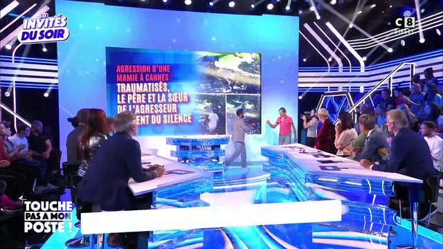 Le face à face bouleversant hier soir dans TPMP entre le fils de la grand-mère violentée à Cannes et le père de l'agresseur : Votre fils c'est un tueur !
