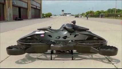 Detroit Otomobil Fuarı'nda uçan motosiklet fırtınası