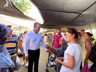 CHP'li Başarır'dan semt pazarı ziyareti