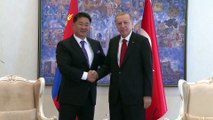 Erdoğan, Moğolistan Cumhurbaşkanı ile görüştü