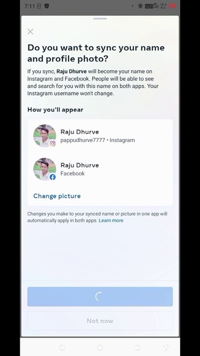 Facebook account ko instagram se link kaise kare | #pappudhurve