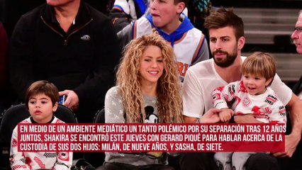 Shakira y Piqué se reúnen para llegar a un acuerdo sobre la custodia de sus hijos