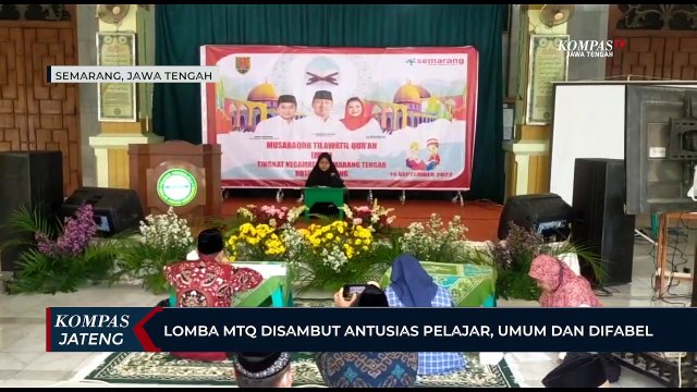Lomba MTQ di Semarang Disambut Antusias Pelajar, Umum dan Difabel
