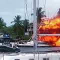 Florida Deputies Pull Man From Burning Boat