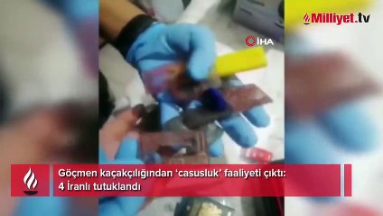 Göçmen kaçakçılığından ‘casusluk’ faaliyeti çıktı