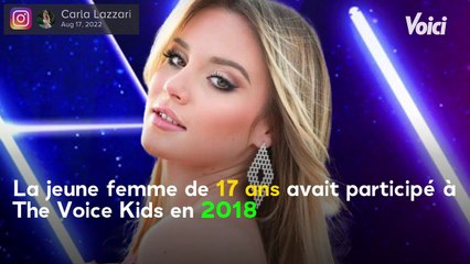 VOICI - Carla Lazzari (Danse avec les stars) : la chanteuse révèle avoir été victime de harcèlement après l'Eurovision
