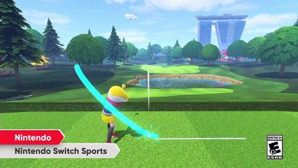 Nintendo Switch Sports Official Golf Update Trailer