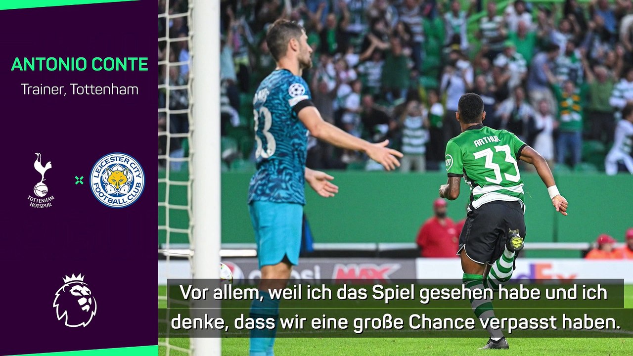 Conte zu CL-Niederlage: 'Müssen enttäuscht sein'