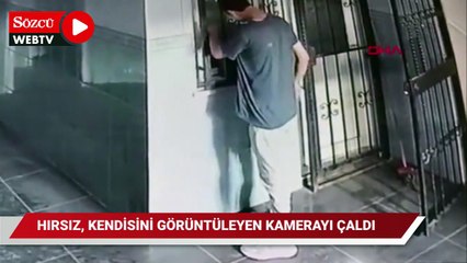 Hırsızlık için camiye girdi, kendisini görüntüleyen kamerayı çaldı