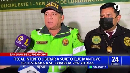 Fiscal intentó liberar a sujeto que mantuvo secuestrada a su expareja por 20 días