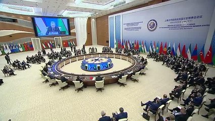 Rusya Devlet Başkanı Putin, ŞİÖ'nun Semerkant Zirvesi'nde konuştu Açıklaması