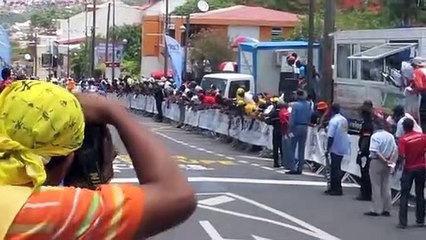 Arrivée de la 8e étape (1er tronçon)