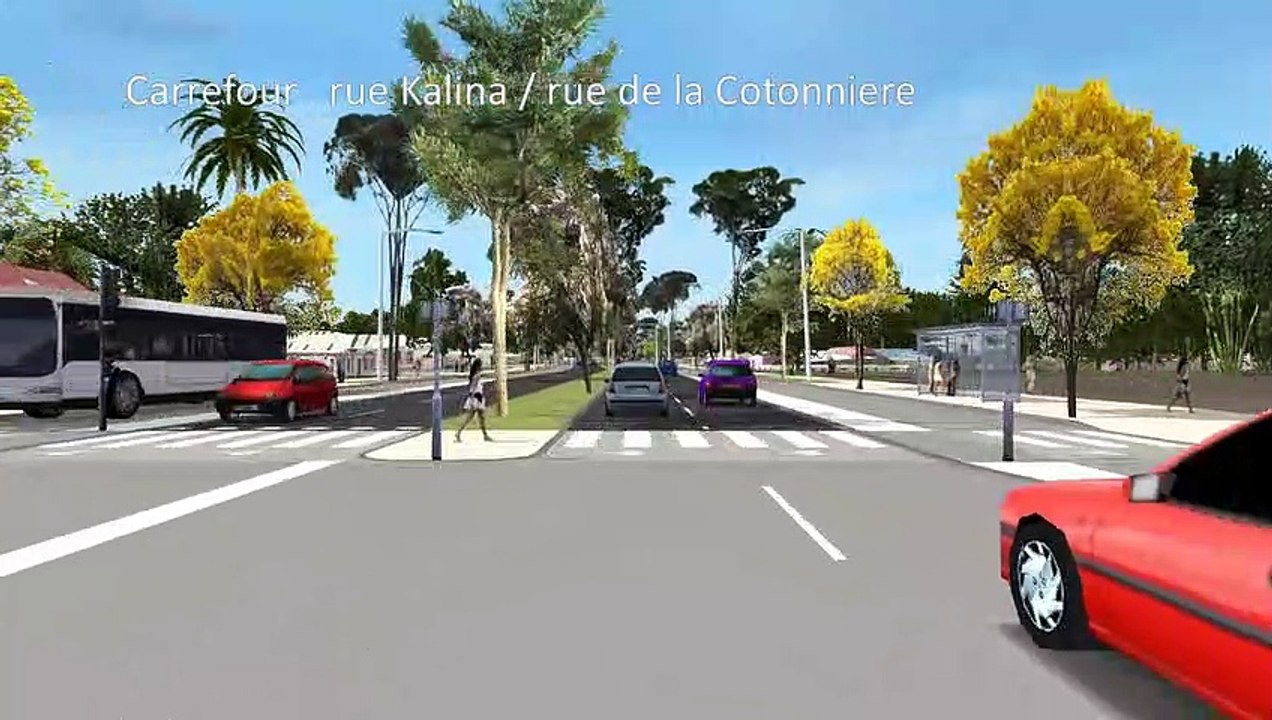 Futur axe Balata-Progt 3D (version couloir de bus latéral)