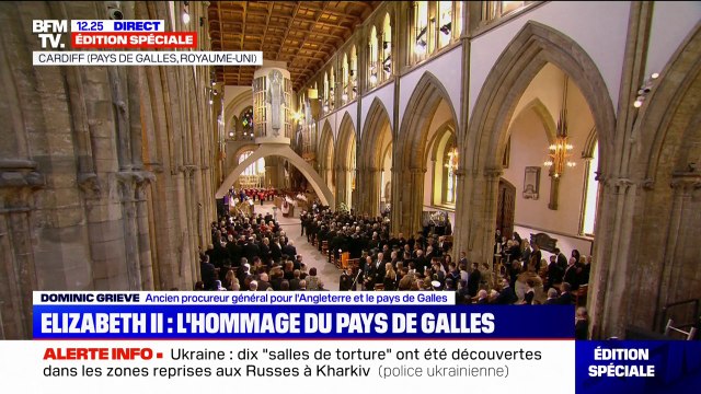 Pays de Galles: la cérémonie religieuse en hommage à la reine Elizabeth II a débuté