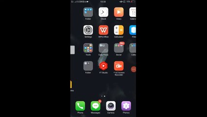 touch option in an android smart phone