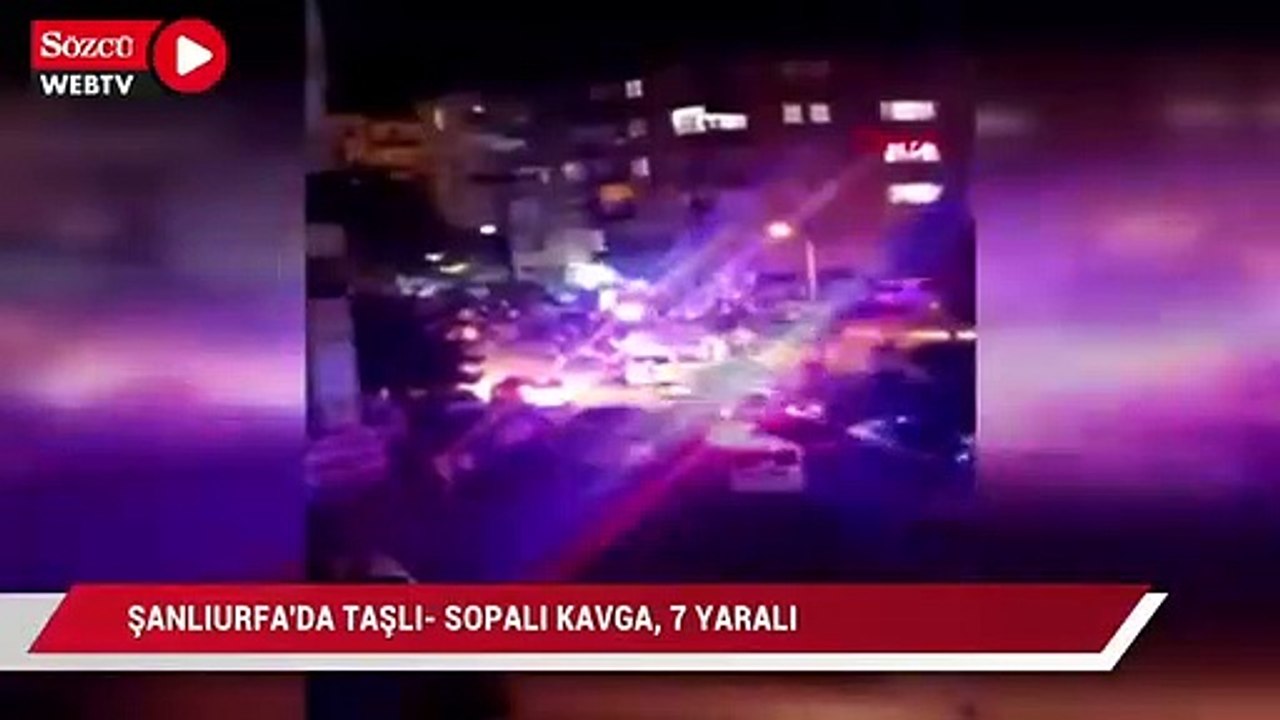 Şanlıurfa'da taşlı- sopalı kavga: 7 yaralı