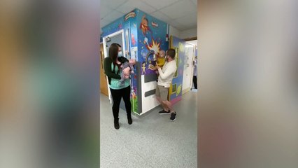 Toddler given prognosis of six to 12 months defies odds and is declared cancer-free