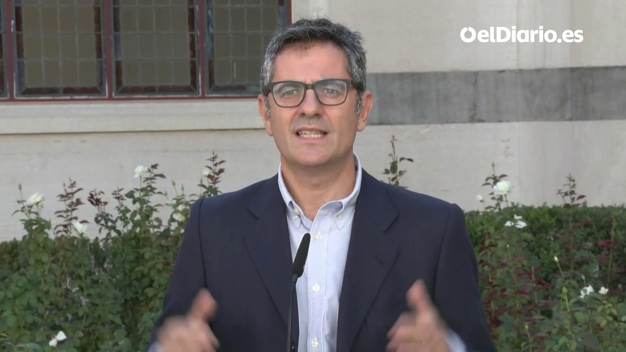 Bolaños, a Feijóo: "Gracias por ponernos tan fácil conocerle tan bien y tan pronto por estar siempre con los poderosos"