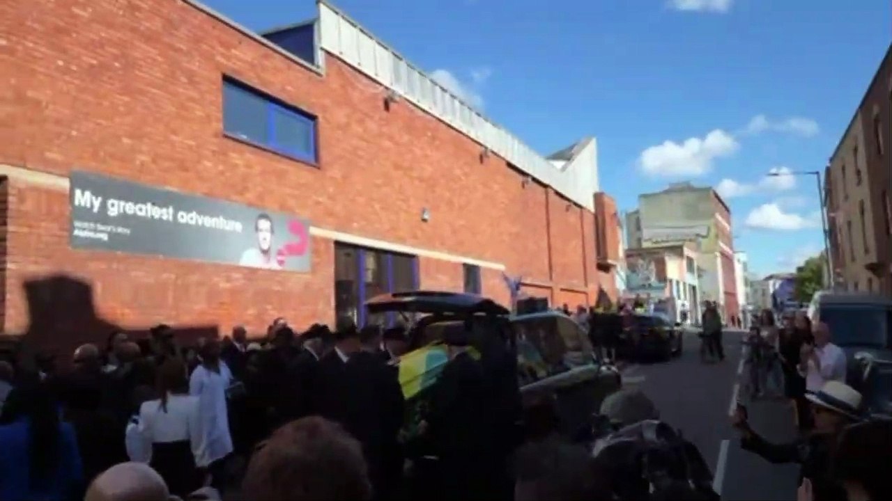 Roy Hackett's funeral procession
