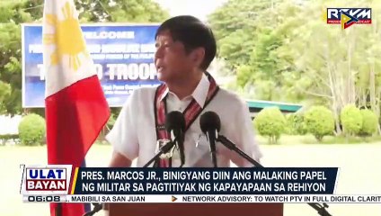 Pres. Ferdinand R. Marcos Jr., binigyang-diin na mahalaga ang mga program ng BTA para sa kapakanan ng mga Moro