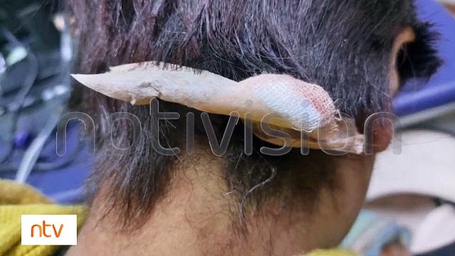 Se negó a tener relaciones sexuales : Enojado golpeó a su pareja y le cortó el cabello frente a sus hijos