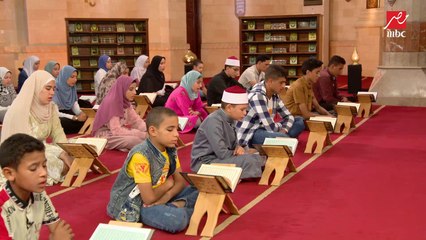 الشيخ نعينع يستهل تلاوته بـ (وسارعوا إلى مغفرة من ربكم وجنة عرضها السموات والأرض أعدت للمتقين)