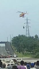 Hélitreuillage à Beausoleil