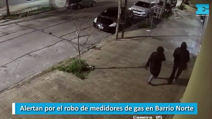 Alertan por el robo de medidores de gas en Barrio Norte