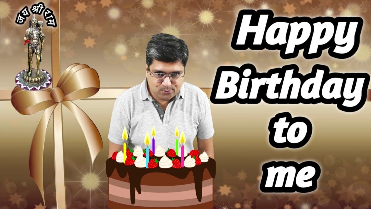 Happy birthday to me | How to celebrate my birthday by myself? | Baar baar din ye aaye | Poetry 2022